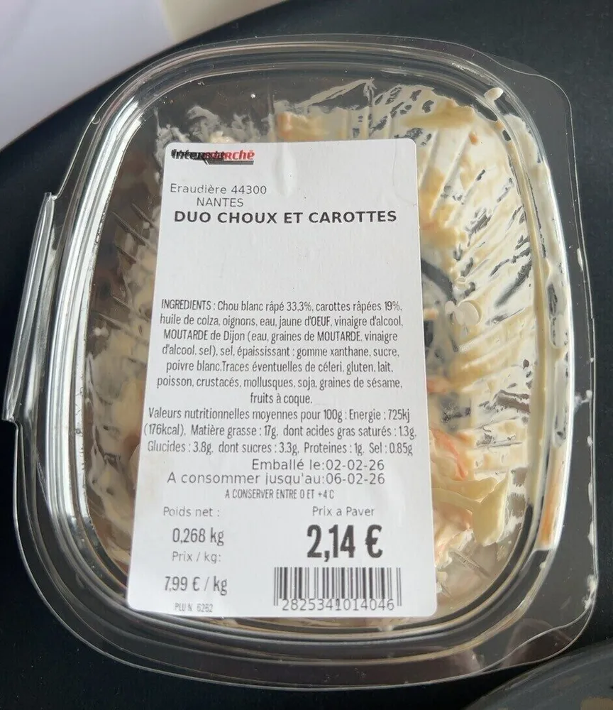 Duo choux et carottes