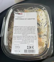 Duo choux et carottes