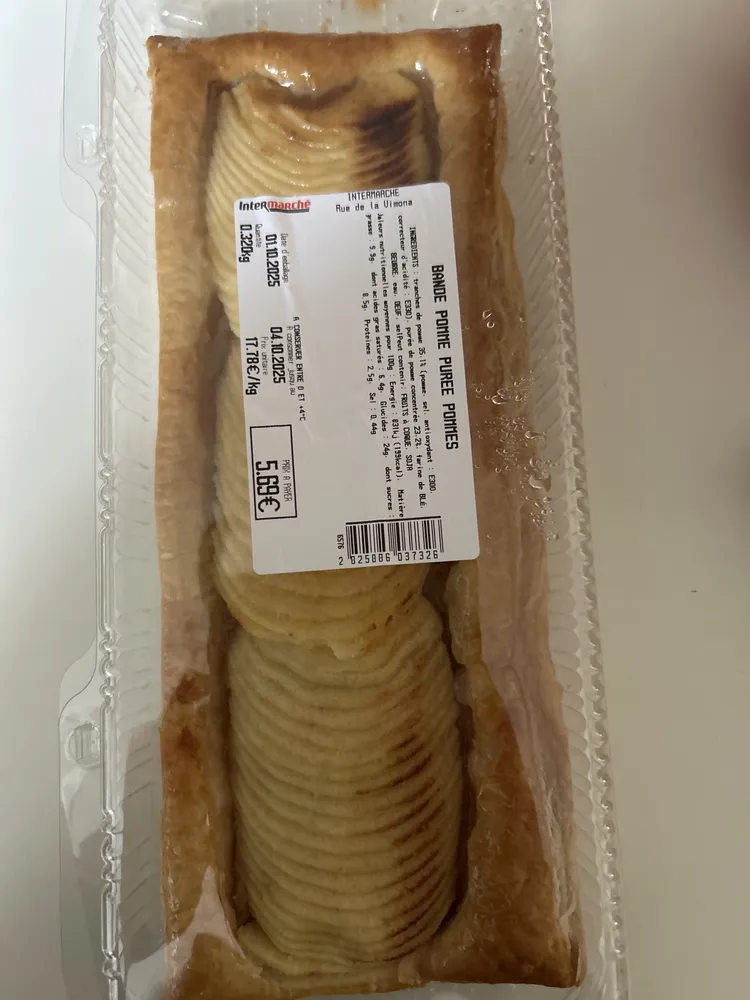 BANDE POMME PUREE POMMES