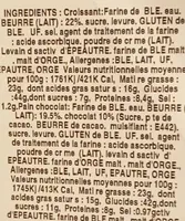 Assortiment viennoiseries pur beurre