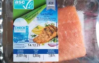 Saumon avec la peau