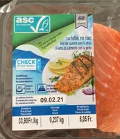 Lachsfilet mit Haut