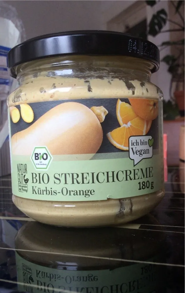 Bio Streichcreme Kürbis Orange