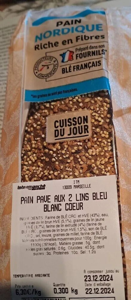 PAIN NORDIQUE Riche en Fibres