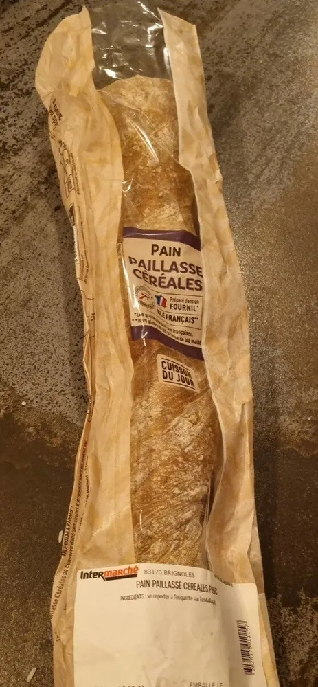 Pain paillasse céréales