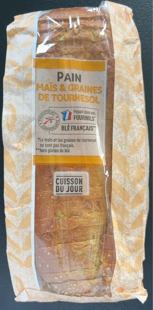Pain mais et tournesol