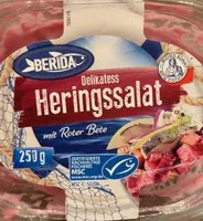 Delikatess Heringssalat mit roter Beete