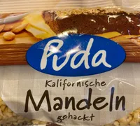 Mandeln , blanchiert, gemahlen
