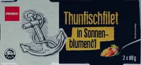 Thunfischfilets geschnitten in Sonnenblumenöl