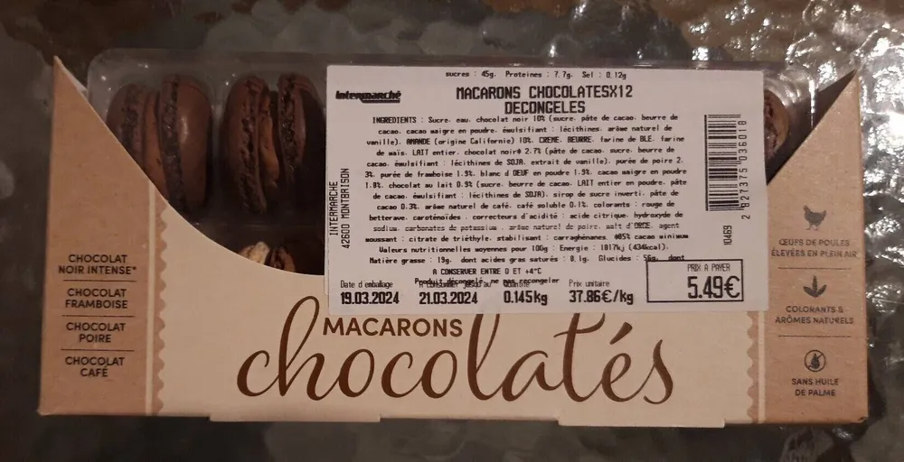 Macaron chocolates