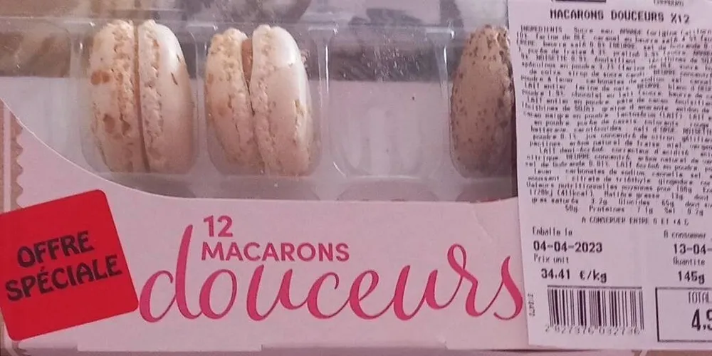 12 macarons douceur