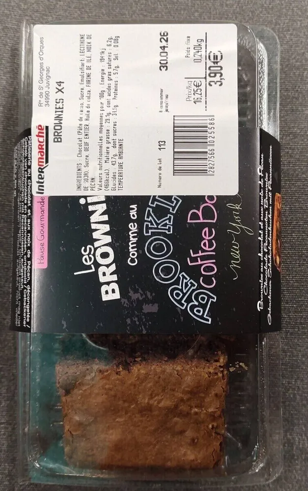 Les Brownies comme au Brooklyn coffee Bar