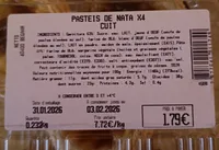 Pastéis de nata cuit