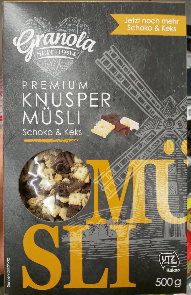Premium Knusper Müsli Schoko & Keks
