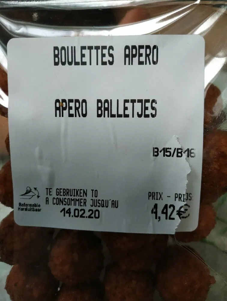 Boulettes apéro