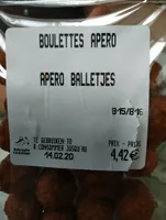 Boulettes apéro
