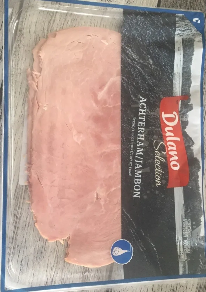 Jambon cuit et fume