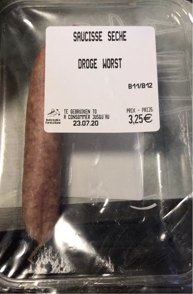 Saucisse seche