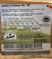 Jambon d'Ardenne bio