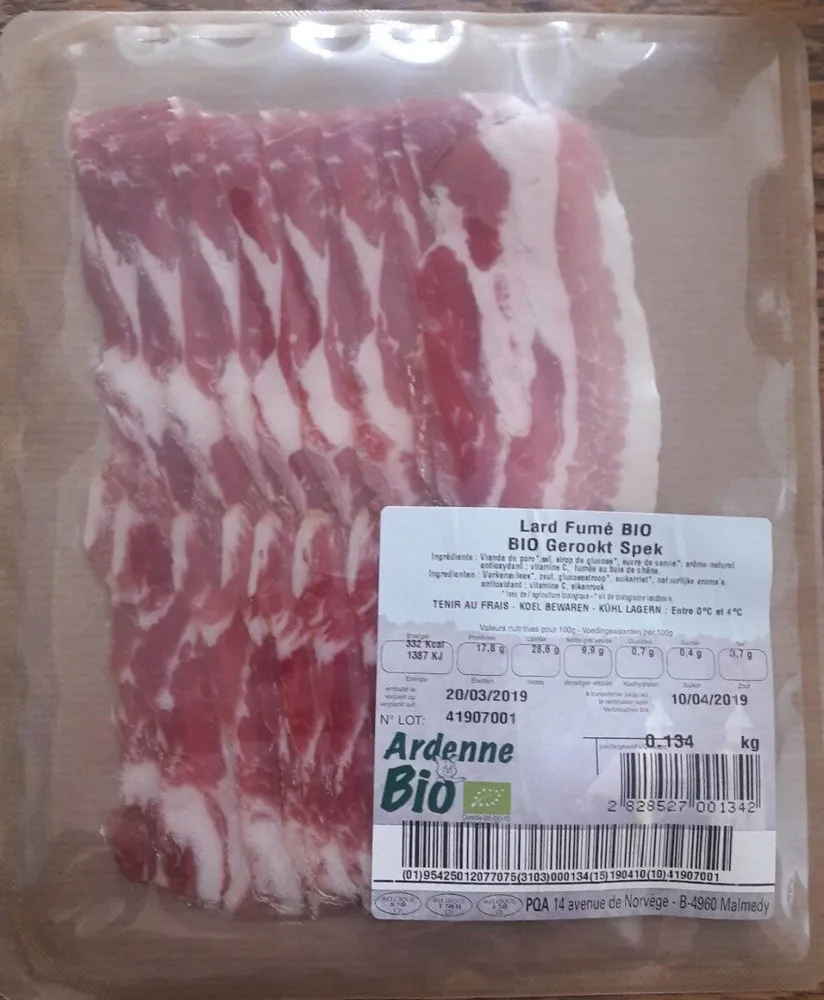Lard fumé