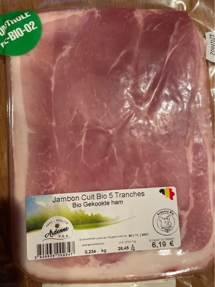 Jambon Cuit Bio