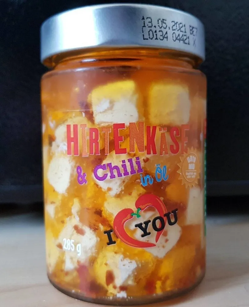 Hirtenkäse in Öl Chili