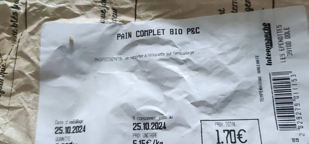 PAIN COMPLET BIO P&C