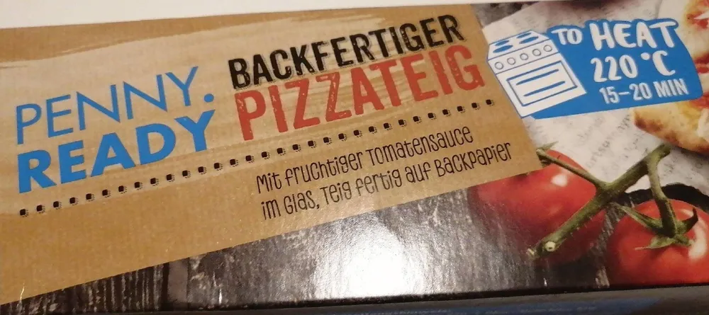 Backfertiger Pizzateig