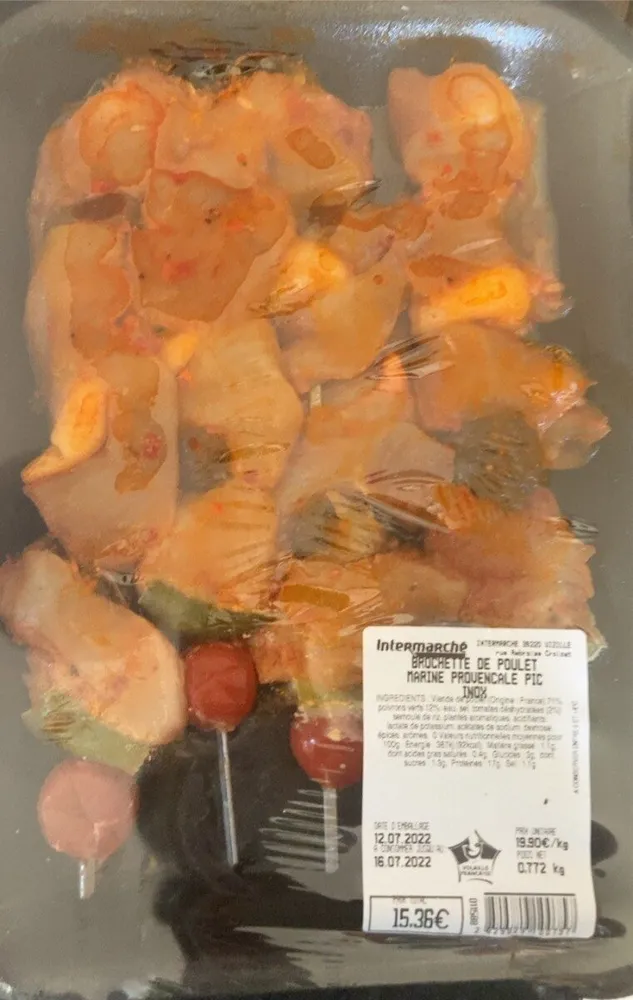 Brochette de poulet