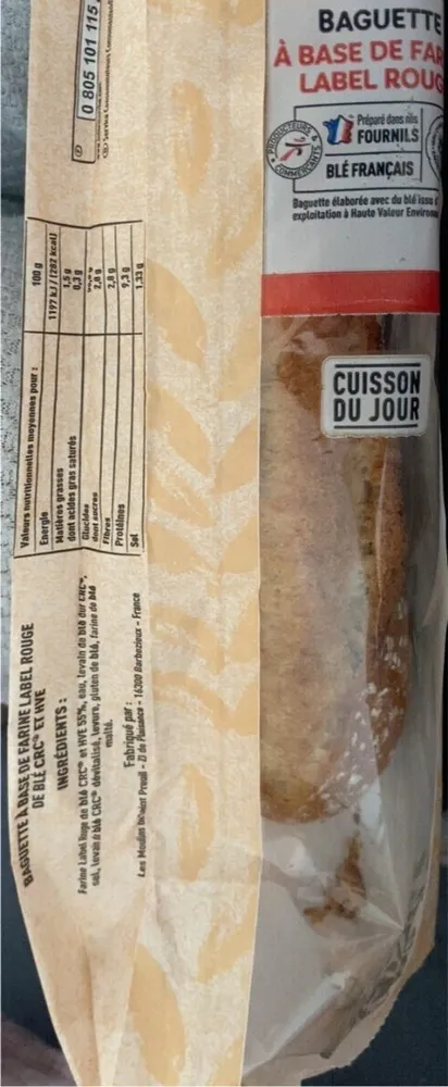 Baguette label rouge