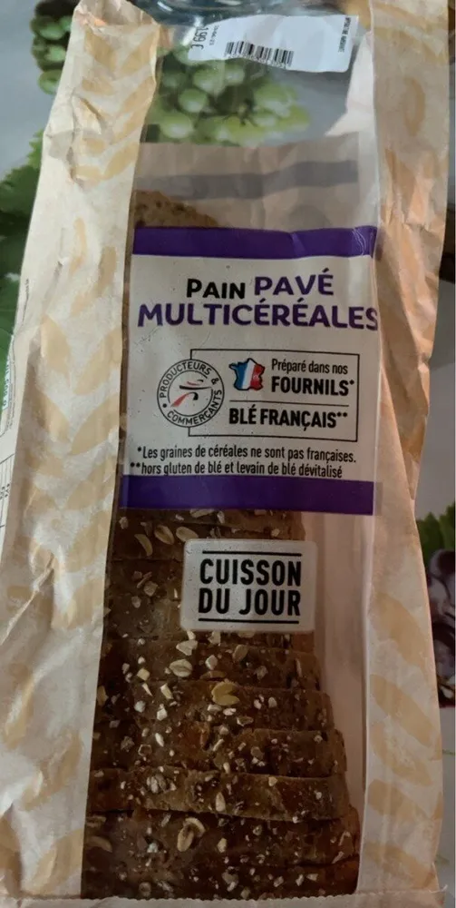 Pain pavé multicereales