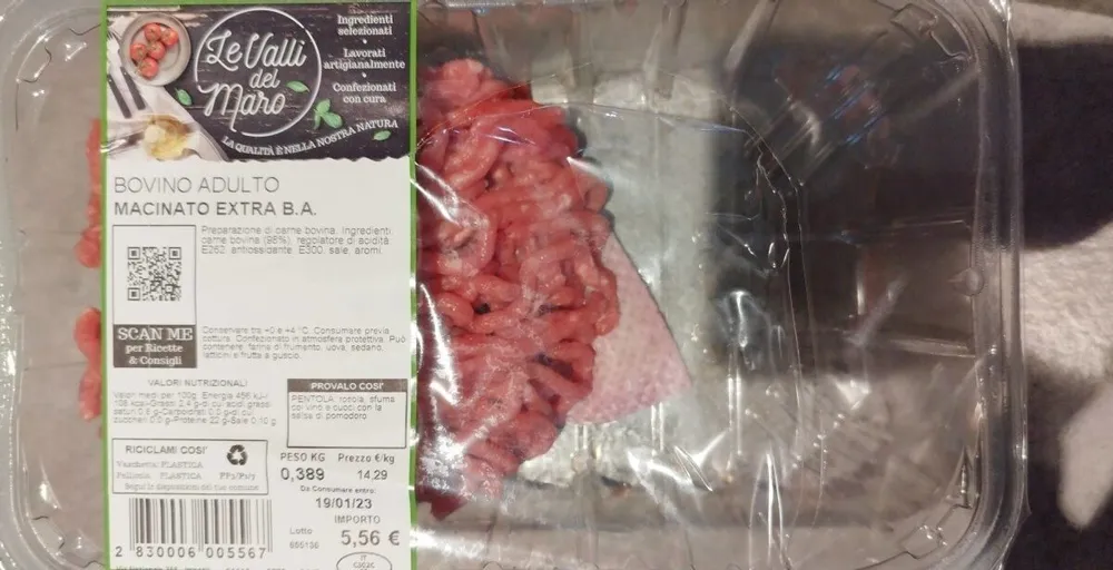 Macinato Extra Bovino Adulto