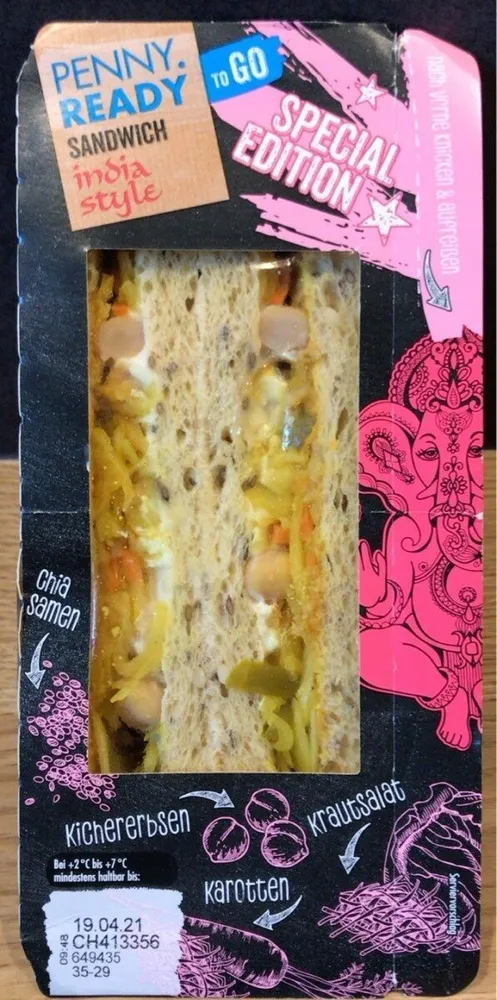 Sandwich india style