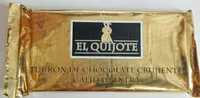 Turrón de chocolate crujiente calidad extra