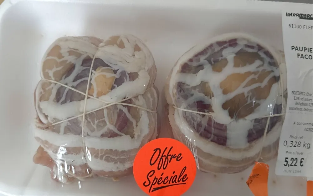 Paupiette de poulet façon forestière