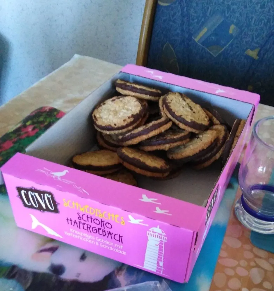 Schwedisches Schoko Hafergebäck