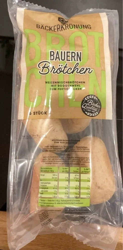 Aufbackbrötchen