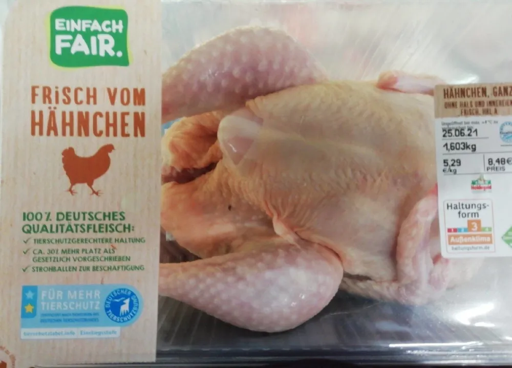 Frisch vom Hähnchen