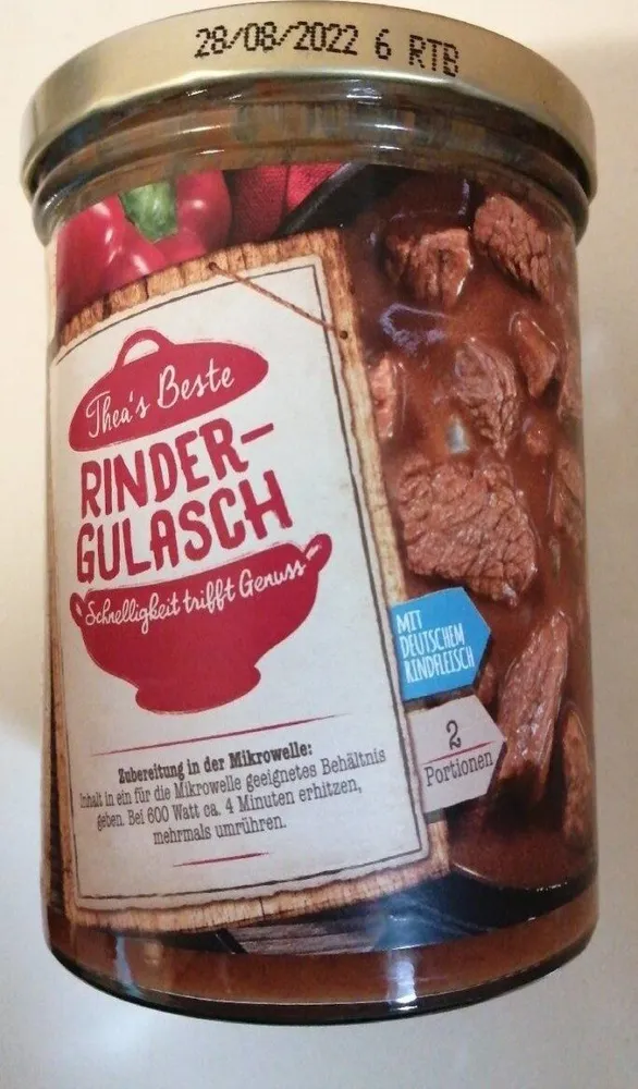 Theas Beste Rinder Gulasch