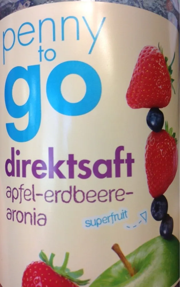 Penny to go direktsaft apfel-erdbeere-aronia
