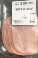 Filet de dinde fumee