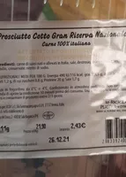Prosciutto cotto