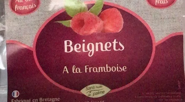 Beignets a la framboise