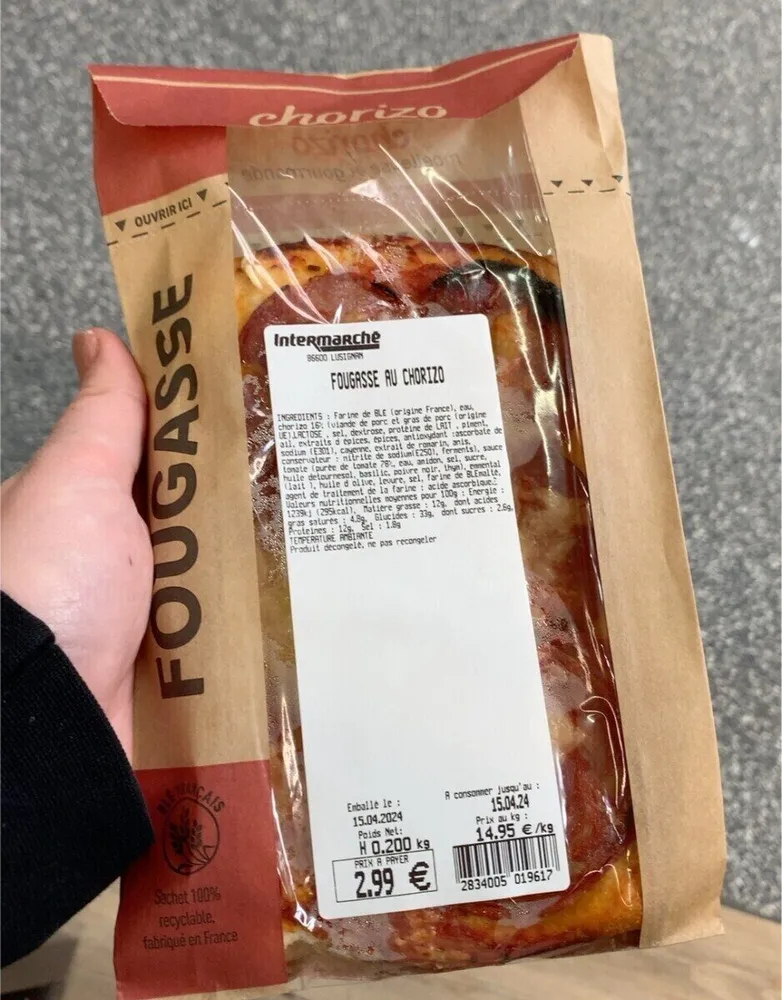 Fougasse chorizo