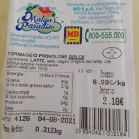 Formaggio provolone dolce