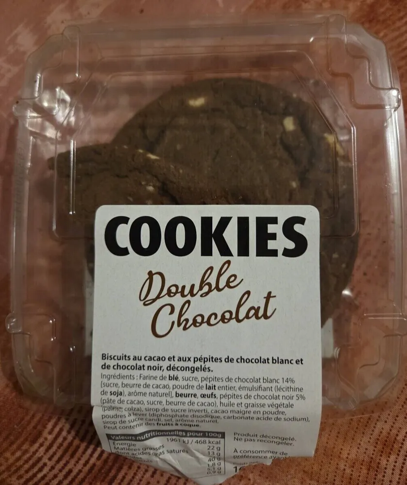 Cookies double chocolat