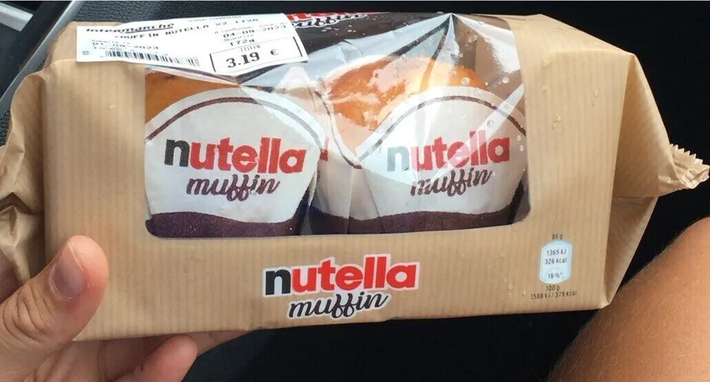 Muffin nutella