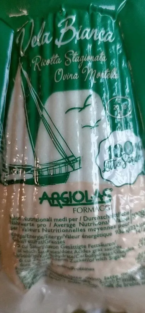 Ricotta stagionata ovina