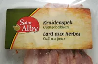Lard aux herbes - Cuit au four