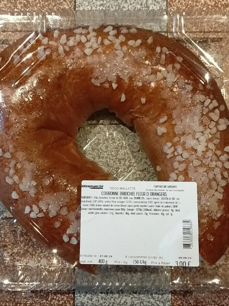 Couronne briochée fleur d'orangers